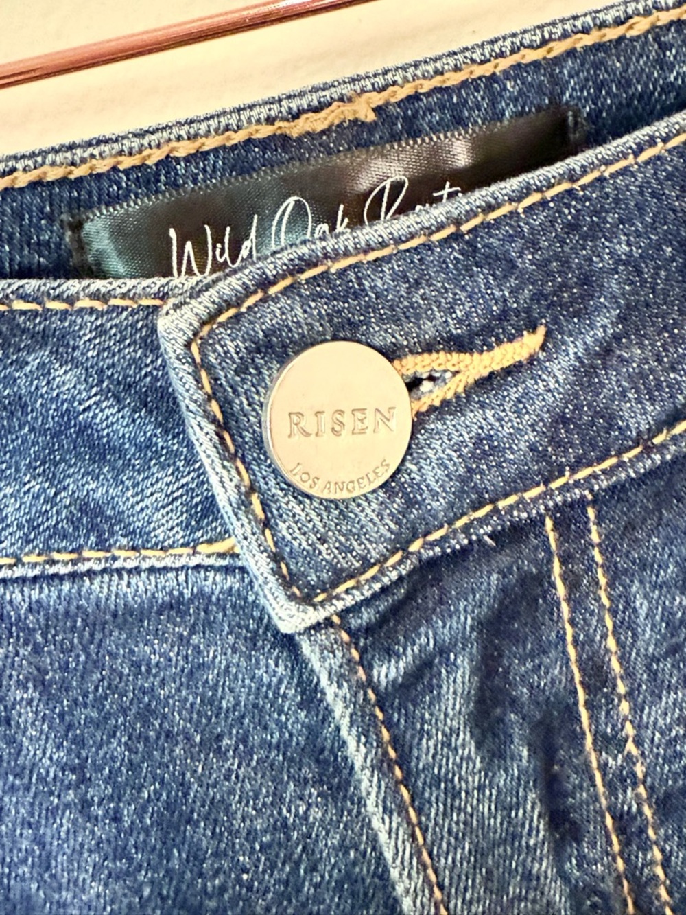 Risen Jeans Dark Wash High Stretch - Size 9 - Picture 4 of 11
